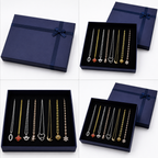 LUXURY VELVET NECKLACE GIFT BOX (8 Pices ) ✨