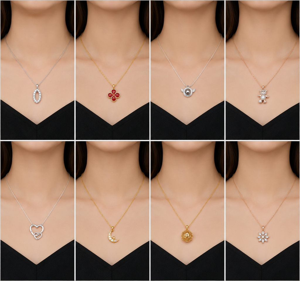 LUXURY VELVET NECKLACE GIFT BOX (8 Pices ) ✨