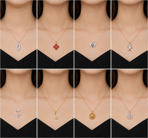 LUXURY VELVET NECKLACE GIFT BOX (8 Pices ) ✨
