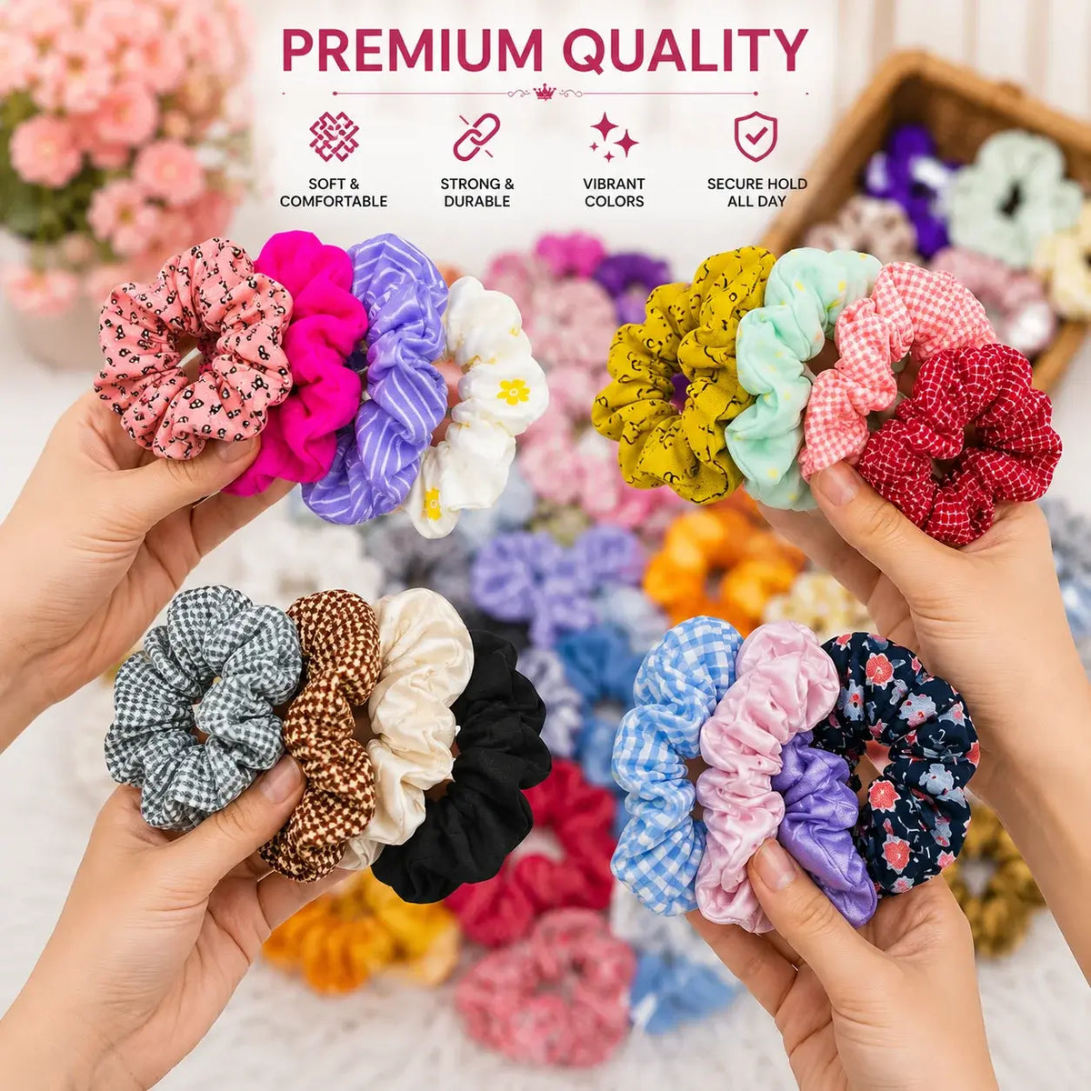 Scrunchies Wholesale Pack | 1 KG, 2 KG & 5 KG